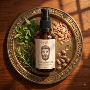 Peyal Beard Growth Oil for Thicker, Softer Beard (15ml)