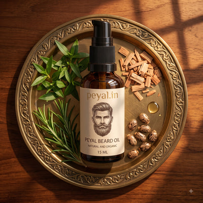 Peyal Beard Growth Oil for Thicker, Softer Beard (15ml)