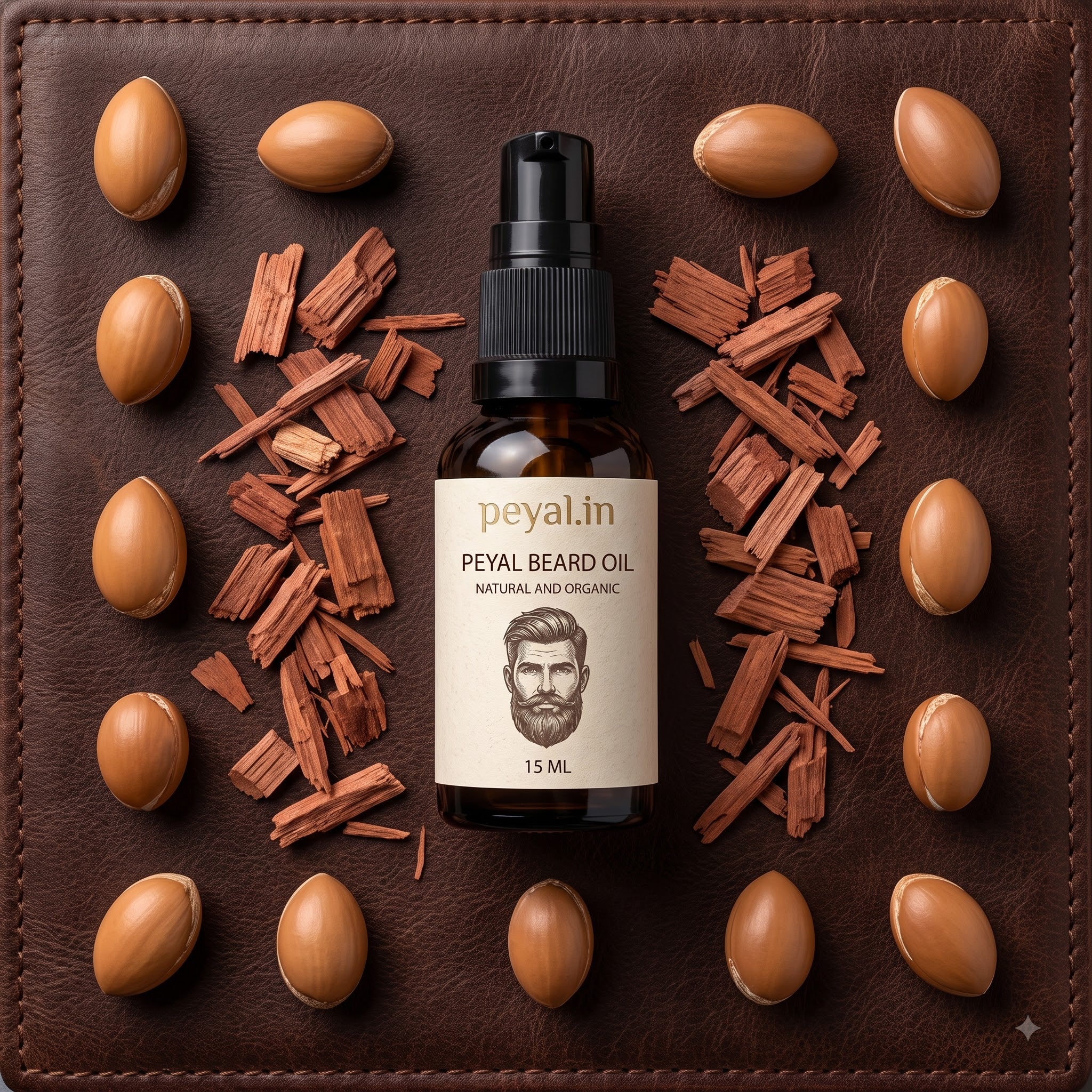 Peyal Beard Growth Oil for Thicker, Softer Beard (15ml)