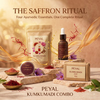 Peyal Kumkumadi Combo — Tailam + Face Pack + Lip Balm + Soap