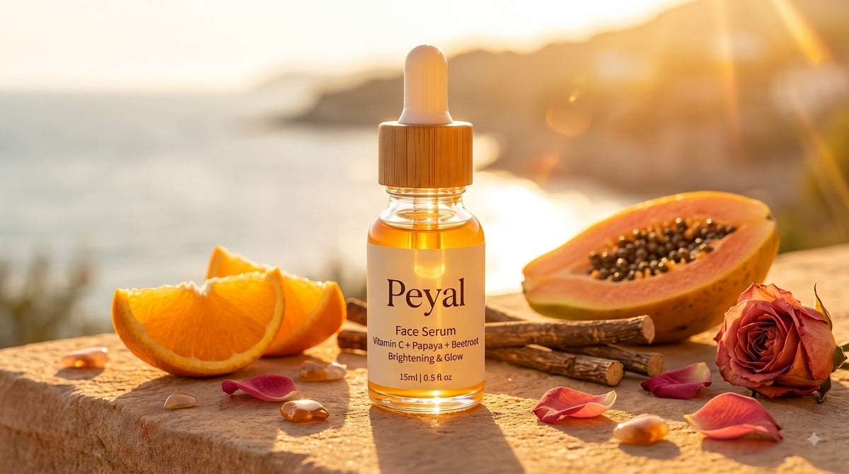 Peyal Glow Serum 15ml amber dropper bottle