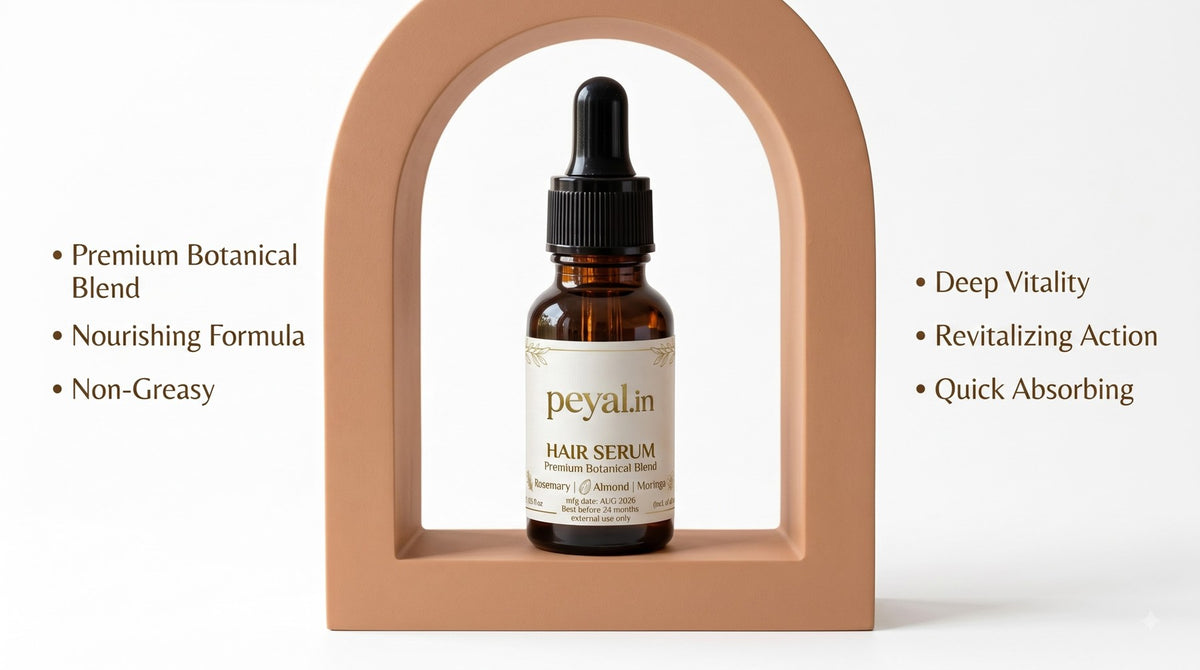 Peyal Advanced Herbal Scalp Serum with Rosemary, Onion & Flaxseed (15 ml)