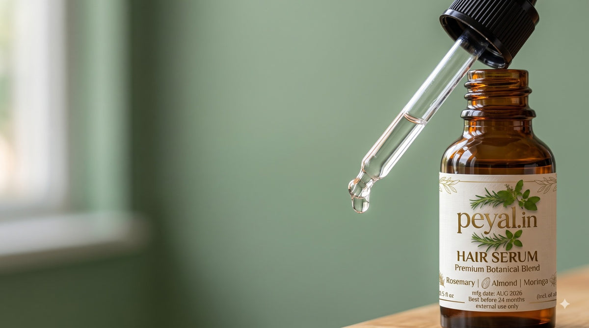 Dropper dispensing Peyal hair growth serum